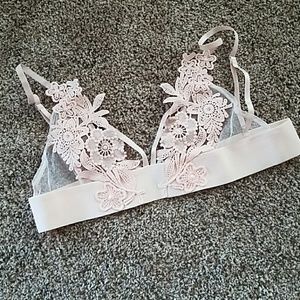 Pink Applique Bralette